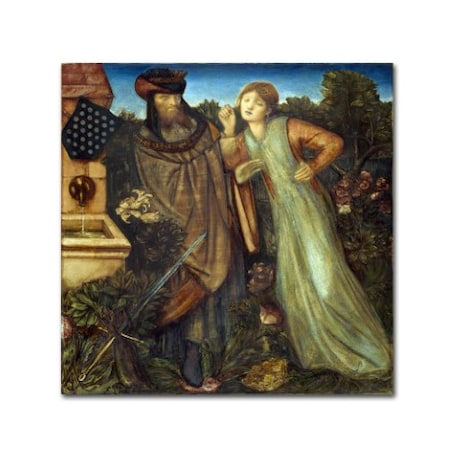 Edward Burne-Jones 'King Mark And La Belle Iseult' Canvas Art,35x35